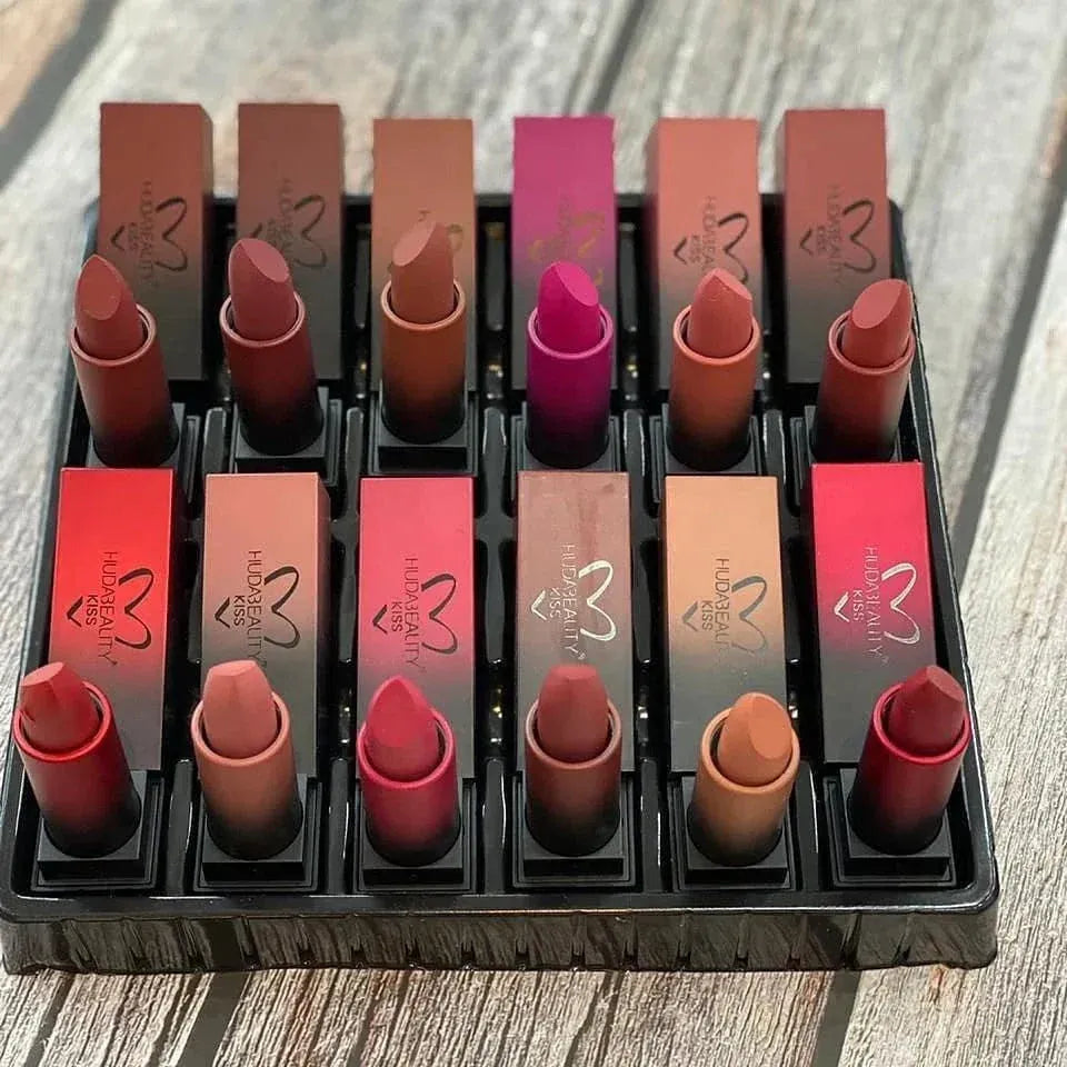 Huda Beauty Matte Lipstick 12 Pcs Set