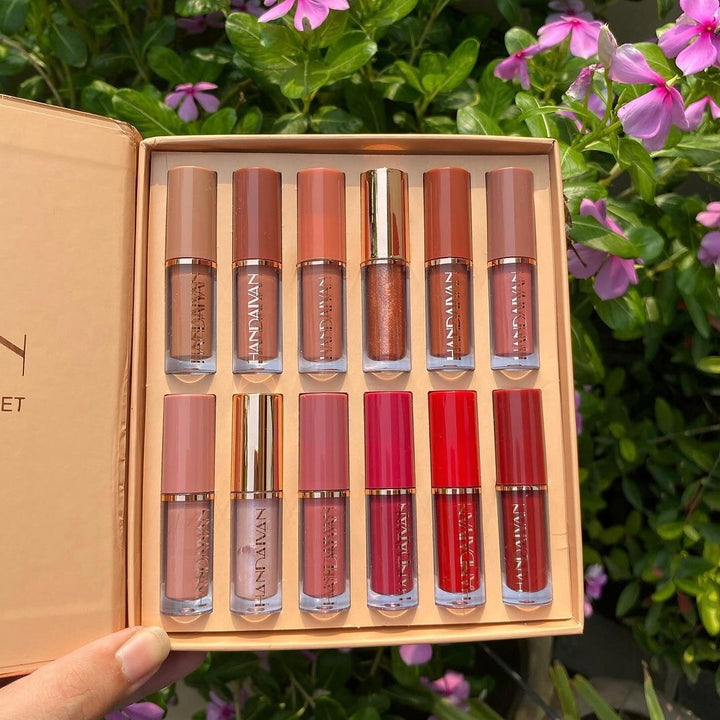 HANDAIYAN 12 pcs Liquid Lipstick Box