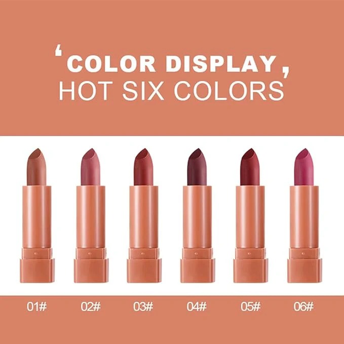 HENG FANG High Quality Makeup Matte Organic Waterproof Lipstick