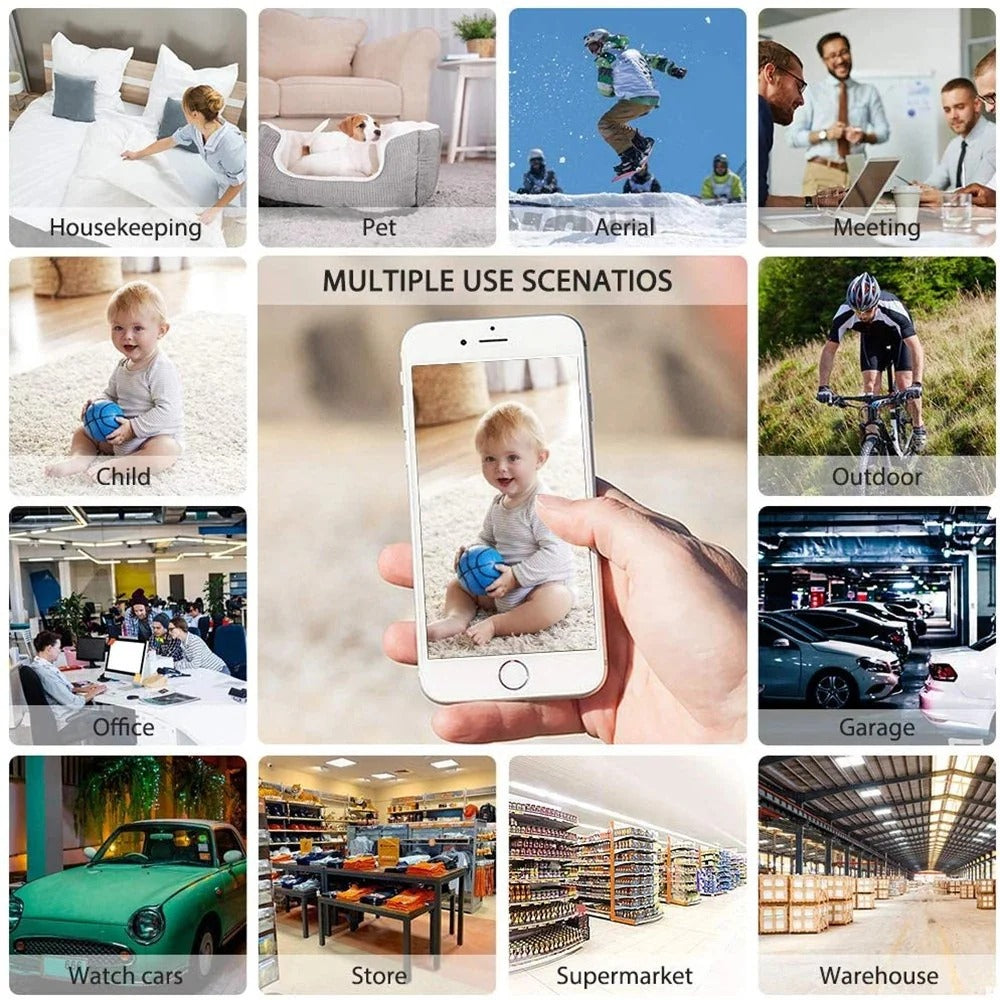 A9 Mini WiFi Wireless Camera – HD Video Recorder with Night Vision & Motion Detection