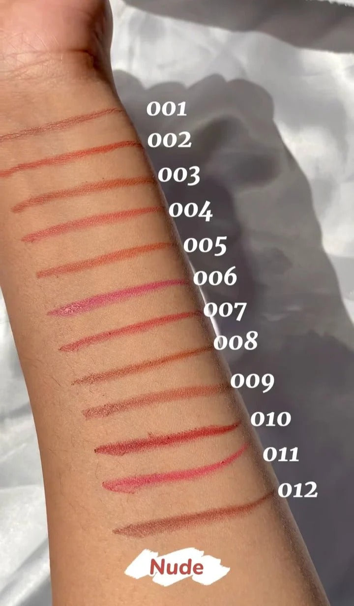 KATHLEEN Pack of 12pcs Long Lasting Eyeliner & lipliner Pencil