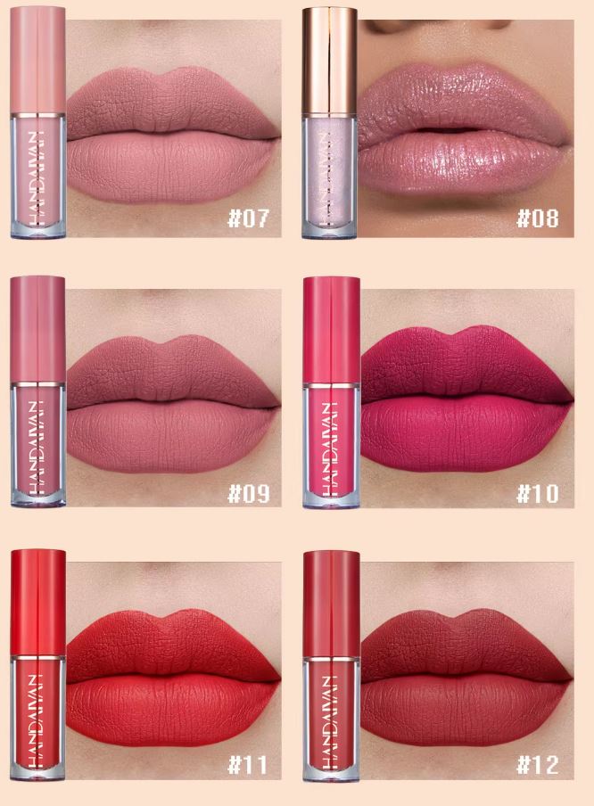 HANDAIYAN 12 pcs Liquid Lipstick Box