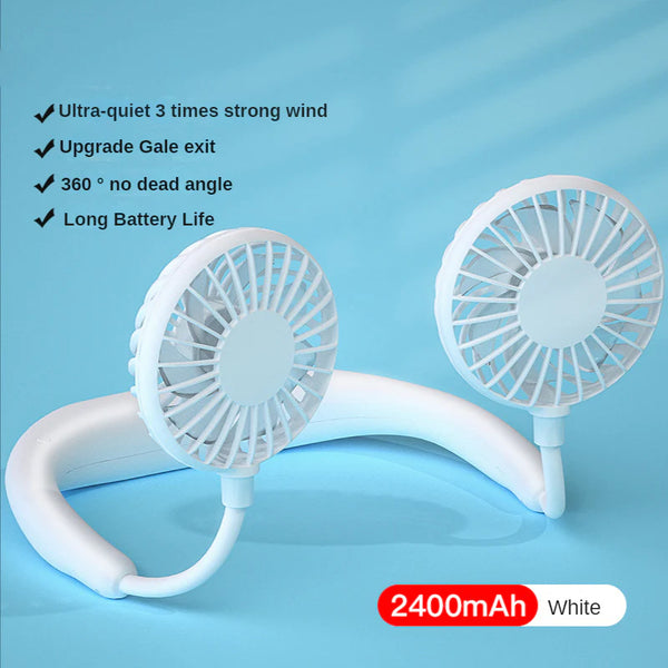 Rechargeable Potable Neck Fan