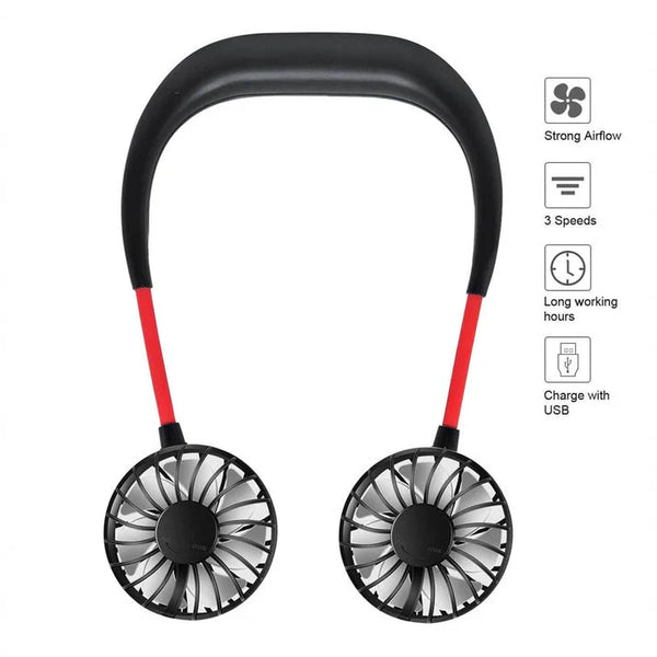 Rechargeable Potable Neck Fan