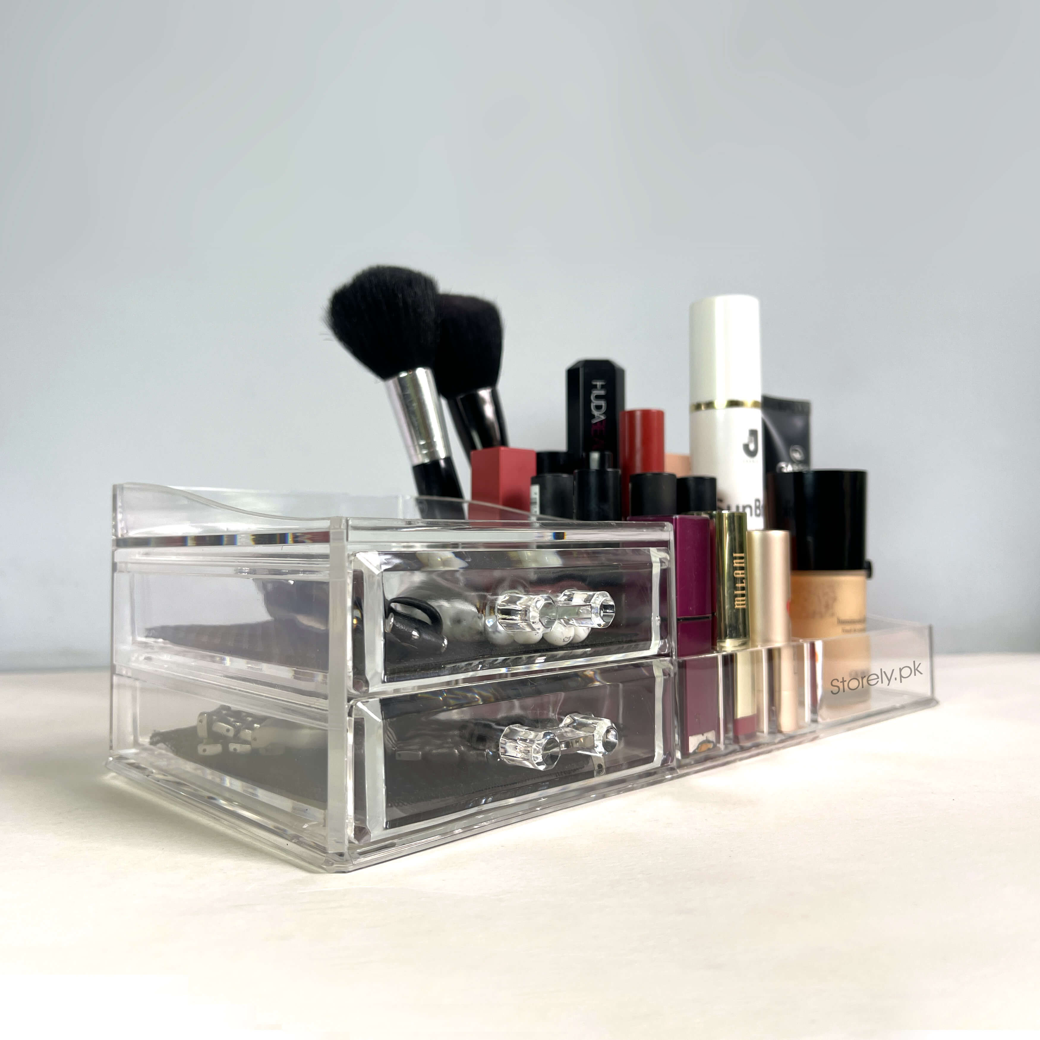 Acrylic Cosmetic Organizer With Drawer