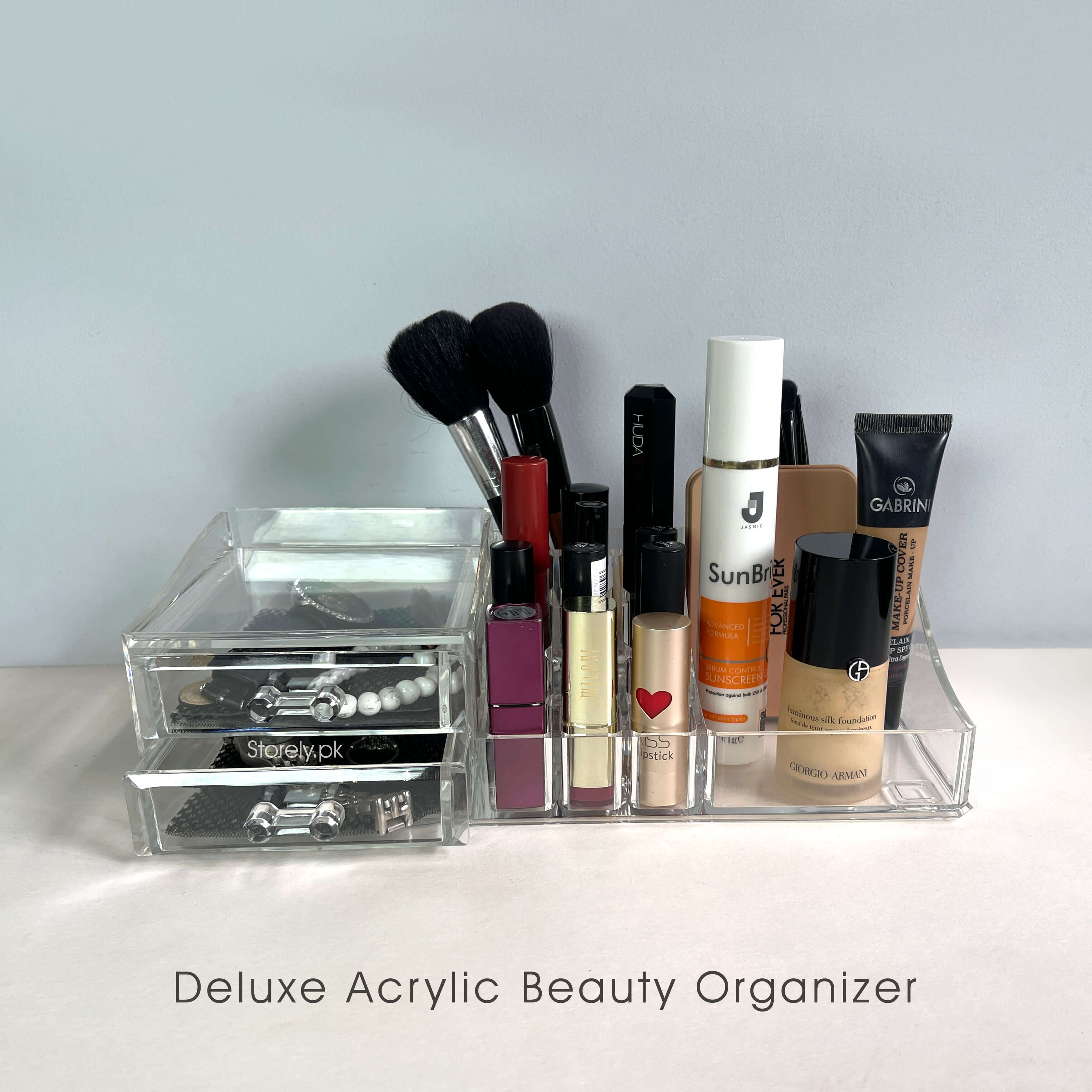 Acrylic Cosmetic Organizer With Drawer